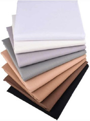 Crafts Fabric Pre-Cut 40cm x 50cm Solid Color Cotton Craft Fabric 8pcs/lot