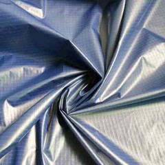 58‘’ Wide Yard Nylon Rip-Stop Fabric Plaid Glitter Cired Winter Jacket Material