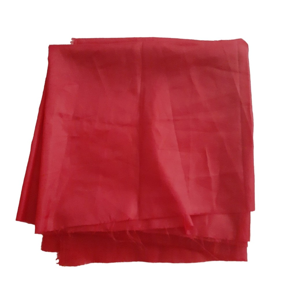 Polyester Lining Fabric Red Dress Christmas Craft Lining Slinky 1-5/8 yd x 56″