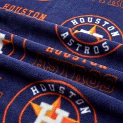 MLB Houston Astros 6683-B Fleece Fabric by the Yard