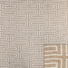 Oceanair Boat Pattern Fabric | Parkson Flax 60 Inch Beige (YD)