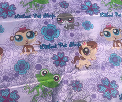 Littlest Pet Shop Cotton Fabric Sold by the Yard 44” Wide