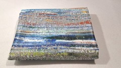 Woven Tapestry Jacquard Fabric Remnant Landscape Design 59×65 Heavy Decor