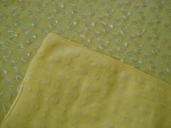JAB ANSTOETZ – Cotton Blend Fabric Remnant with Tassels – Germany – Circa 2000