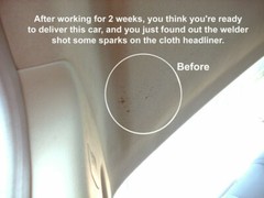 Suede Headliner Fabric Foam Back Upholstery Sag/Rips/Stains Replace 96″x60″ Gray