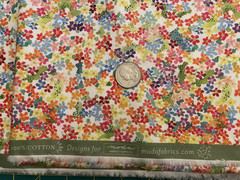 Create Joy Project, beautiful summer floral by Moda Fabrics, 5 7/8 yards