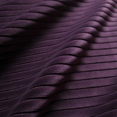 Purple Plum Velvet 56″ By The Yard Heavy Stripe Embossed Upholstery Fabric