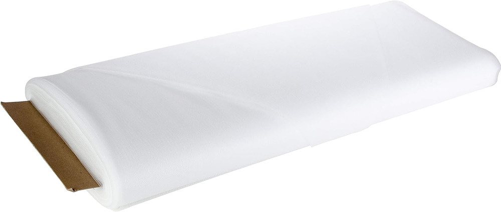 50-Yard Diamond Net Crinoline Bolt, 54-Inch Wide, White