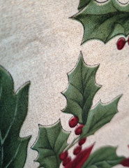 Hoffman International Fabrics Screen Print Christmas 3 2/3 Yd 45″ New