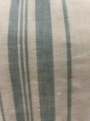 Premium Double Layer Fine Cotton Gauze Teal Blue Stripes Fabric By The Yard 56″W