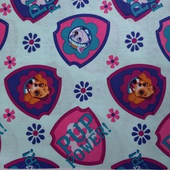 Paw Patrol Skye Pup Power Blue Character Cotton Fabric 44″ By The Yard