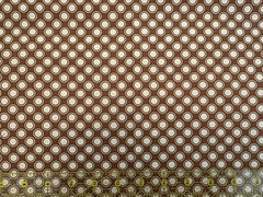 Rustic Blush Verna Mosquera Free Spirit Retro Polka dot Polkadot Brown Cream