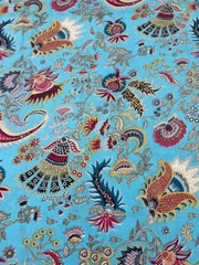 Print_805 Handmade Floral Running Cotton Indian Fabric 3 Yard New Hand-Block