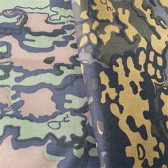 500D Nylon Oxford Oak Leaf Pattern Autumn Winter Camouflage Tactical Fabric