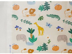 TPU Laminated Cotton Fabric by the yard Non-Toxic Coated Waterproof Fabric W43″