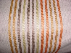 16-1/4Y Kravet 31842 Rahiti Stripe Linen Beige Raw Silk Upholstery Fabric