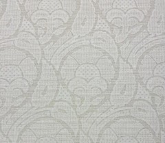 BALLARD DESIGNS BRIA BISQUE FLORAL DAMASK NEEDLEPOINT WOVEN FABRIC 4 YARDS 55″W