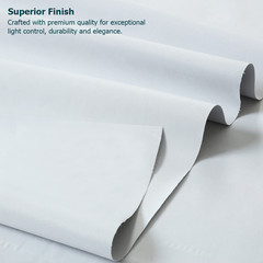 99.9% Blackout Drapery Lining Fabric White Sold by Yard 55″ wide light weight