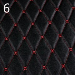 100x158cm Faux Leather Quilted PVC Fabric Car Interior Upholstery Mat
