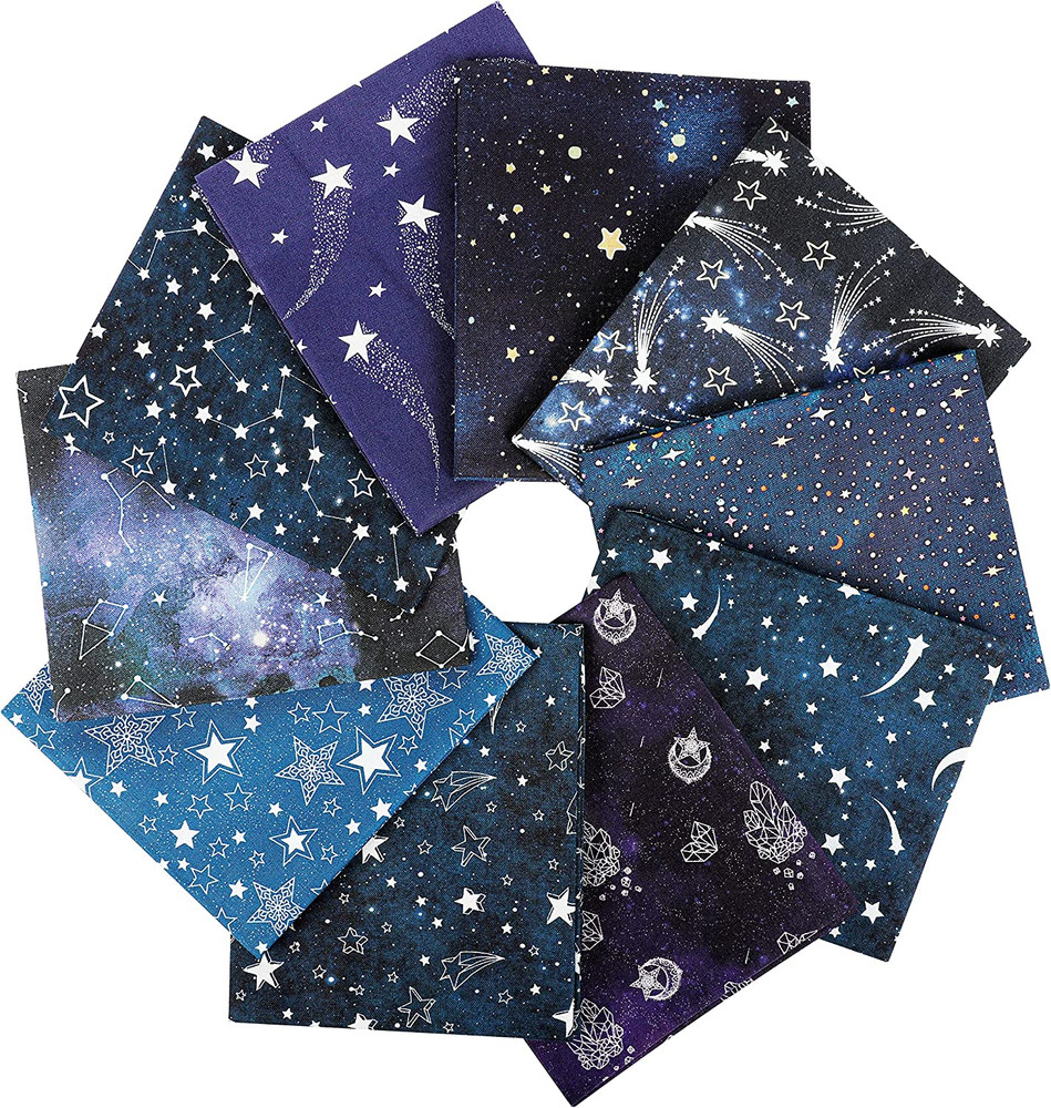 -25 Options- 100% Cotton Quilting Fabric Bundles 10Pcs Fat Quarters 18�X21�-M…