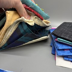 Large Lot Of Random Assorted Quilting Fabric