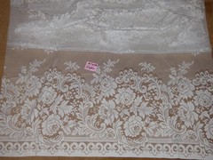 LARGE LOT OF LACE FABRIC 15+ YARDS