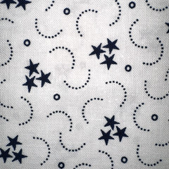XL SCRAP 10X22″ American Gatherings Triple Star Navy Fabric RARE & HARD TO FIND!