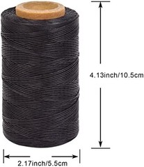 Waxed Thread 284 Yards 150D 0.8MM Leather Sewing Waxed Thread for Shoes Repairin