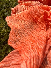 Unique Natural Fabrics: Funky, Sheer, Textured Cotton Linen,Fabric By 2 Meters.