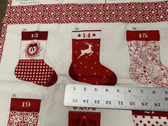Merry Merry By Kate Spain For Moda OOP Advent Calendar Stocking Panel Christmas