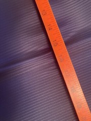 Beautiful Navy Blue Satin Stripe Tone On Tone Fabric 5 + Yards