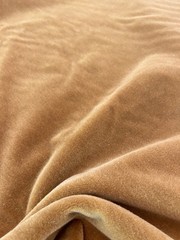 Designer Ralph Lauren – Golden Brown Color Luxe Mohair Fabric- 56.5 x 53.5
