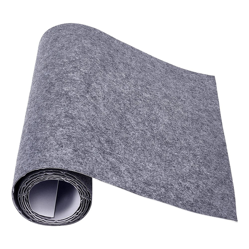 BENECREAT 15.7×78.7inch Gray Self-Adhesive Felt Fabric 15.7″W x 78.7″L,