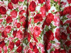 44″ Sweet Rose Floral Printed Cotton Fabric Dress Decor Craft Drape Sewing BTY