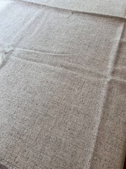 1.86 Yards – Natural Textured Wool Fabric Remnant – Oatmeal / Ivory