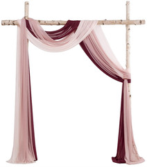 Cortinas arco boda 3 piezas 6m chiffon decoración recepción evento elegante