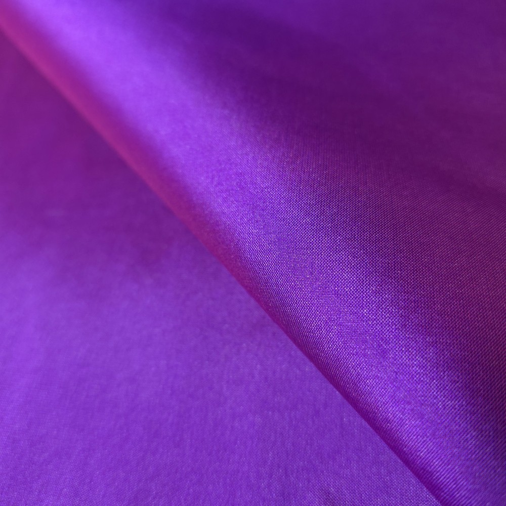 Purple Red Pink Light Weight Crisp Faux Silk Taffeta Fabric 58″ By The Yard