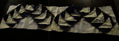 Vintage 24 in. x 6 in. multi-color quilt piece – 50-60 years old!