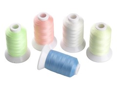 Simthread Glow in The Dark 500m/spool, pink, yellow, green, blue, white