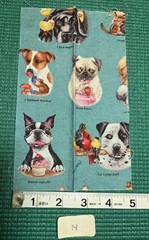 Remnants FQs Novelty Horse Dog Cat WB Charlie brown cotton Craft quilt Fabric