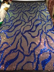 Pink Green Blue Black Multicolor 4way Stretch Sequins Fabric 50” Width 1 Yard