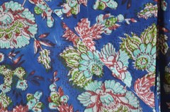 10 Yard Hand Block New Print Fabric 100%Cotton NO TARRIF CHARGES 100%✅ ZK_130