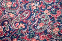 PAISLEY IN PINK AND BLUE FROM PETER PAN FABRICS – 100% COTTON FABRIC