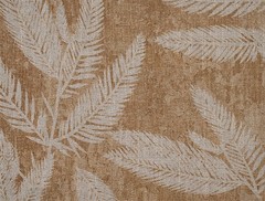 SOFAS & STUFF RHS BOTANICALS CURTAIN/UPHOLSTERY FABRIC Palm Leaf 3.3 MTRES CORN