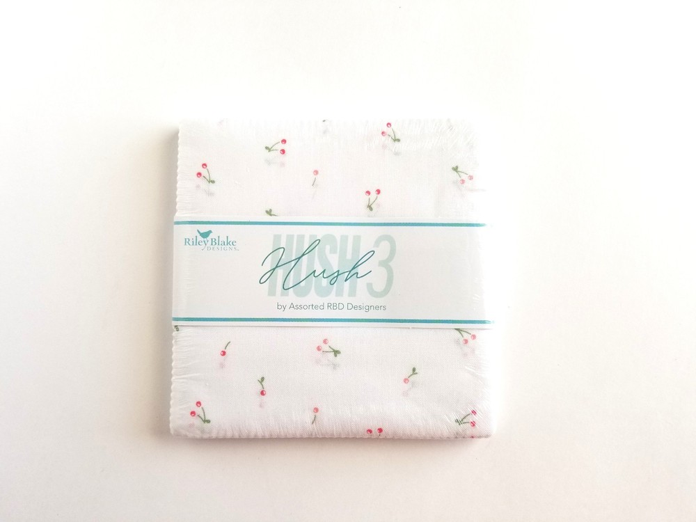 Hush Hush 3 Charm Pack by Riley Blake Fabric Designers 5″ Squares