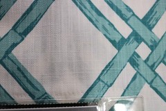 Clarke & Clarke Fabric Remnant 25″x33″ Bhutan: Color, Jade UK Cotton Linen