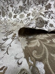 Jacquard Fabric Floral, 54″ Wide, for Upholstery Window, Crafts, Sold by Yard