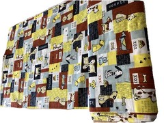 Snuggle Flannel Dog Patch Fabric JO-ANN FABRICS New 5 Yards Available By The YD