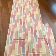 Vintage Pastel Abstract Interior Fabric Netherlands 97L x 42W