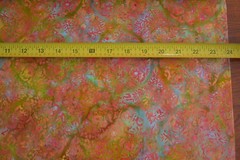 By 1/2 Yd, Bright Colorful Cotton Batik, Indonesia, Hoffman/J-2381/Poppy, B493